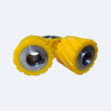 螺旋槽聚氨酯包膠輪